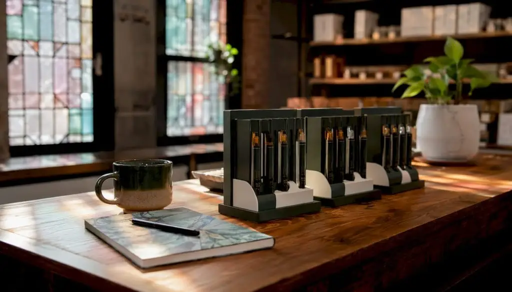 Ayrloom Cereal Milk vape product display in store